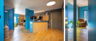 Open space, chaleur et convivialité pour un espace de travail professionnel - Architecte sur Toulouse